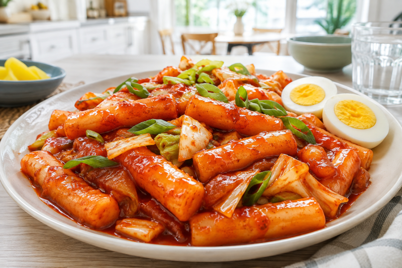 라이스페이퍼 떡볶이 만드는 법, 다이어트 떡볶이 저칼로리 레시피 떡 없이 쫄깃하게