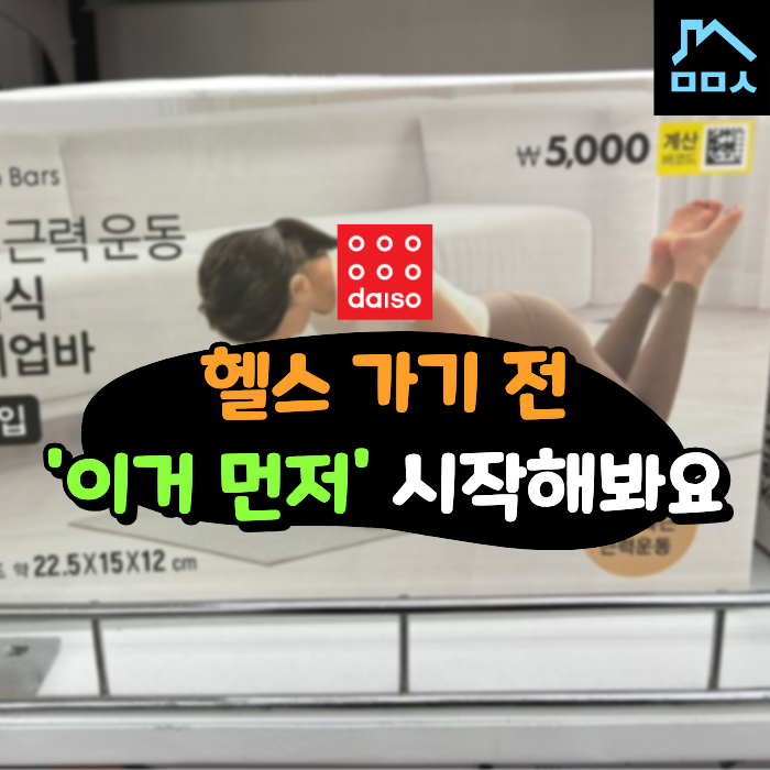 헬스장 왜 가요? 5천원이면 홈트 가능한데.. 다이소 운동 용품 추천 TOP5