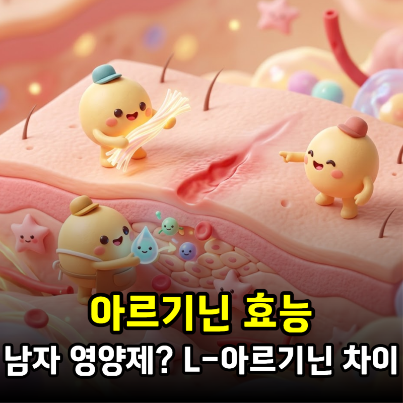 아르기닌 효능, 남자만 먹는 영양제일까? 여자 효과·부작용·L-아르기닌 차이