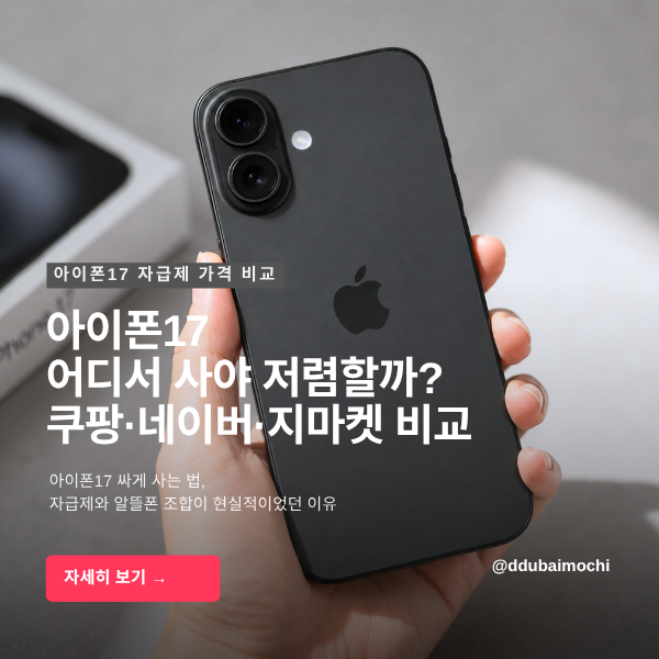 아이폰17 512GB 저렴하게 사는 법, 쿠팡보다 네이버가 유리했던 이유, 라인프렌즈 신한카드 정....