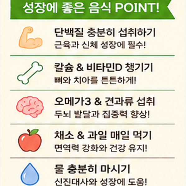 성장기 어린이에게 좋은 음식 10가지, 어린이반찬 레시피 꼭 챙겨야 할 영양 식품