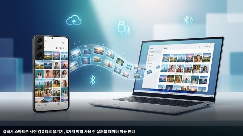 갤럭시 스마트폰 사진 컴퓨터로 옮기기, 3가지 방법 사용 전 살펴볼 데이터 이동 원리