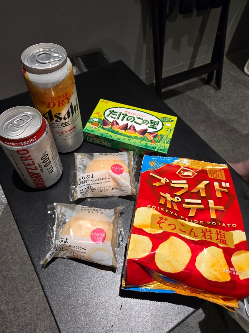 일본 로손편의점 간식 추천!! 임산부 무알콜 0.00% 맥주!!
