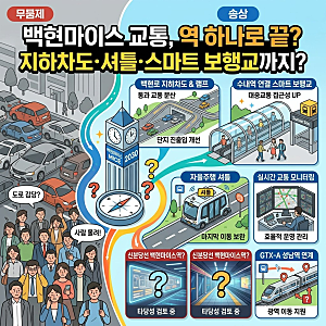 백현마이스 교통대책, 역 하나로 끝날까