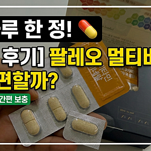 팔레오 데일리 올인원 멀티비타민 미네랄, 30대 남녀 영양제 추천 및 섭취 후기