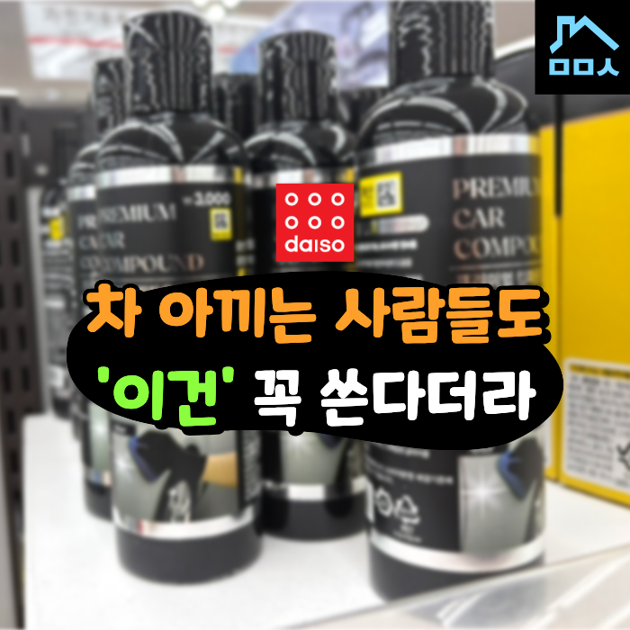 세차장 사장님도 놀랄 가성비? 3천원 이하 다이소 차량 용품 추천템 TOP5
