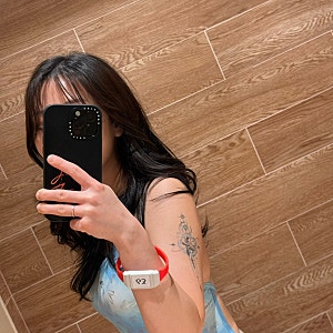 프리다이빙 수영복 후기 _ 소냐레바이 서포티브 홀로그램 버터플라이 스윔수트 스카이블루 /....