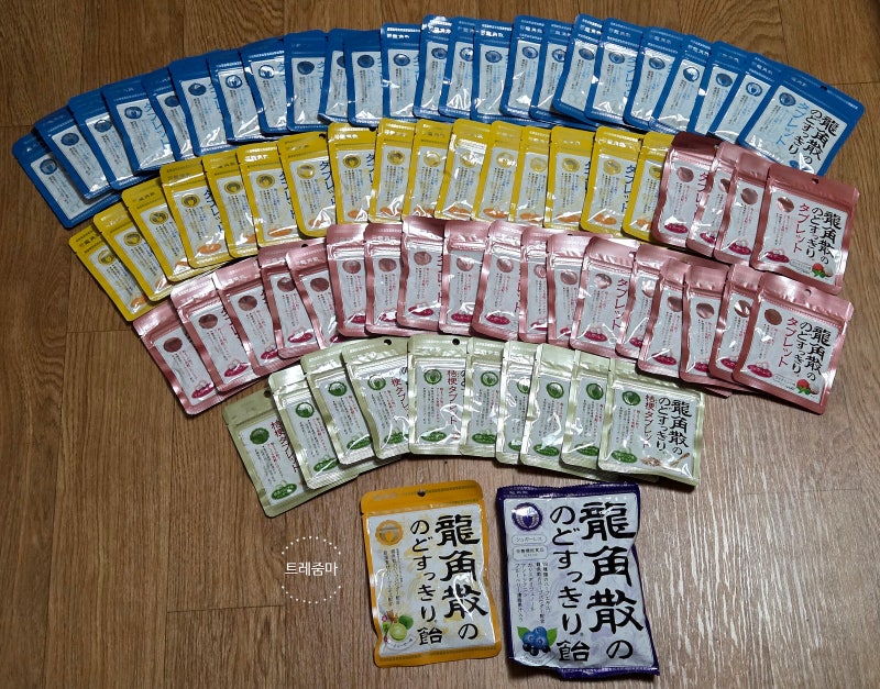 일본 용각산 타블렛 가격과 종류 73봉 쟁여온 후기, 오리지널과 길경 비교