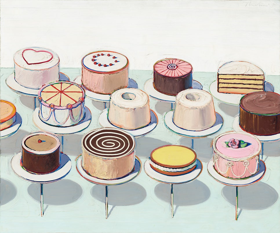 웨인 티보(Wayne Thiebaud)_ 삼각형을 크림파이로 (1920–2021)