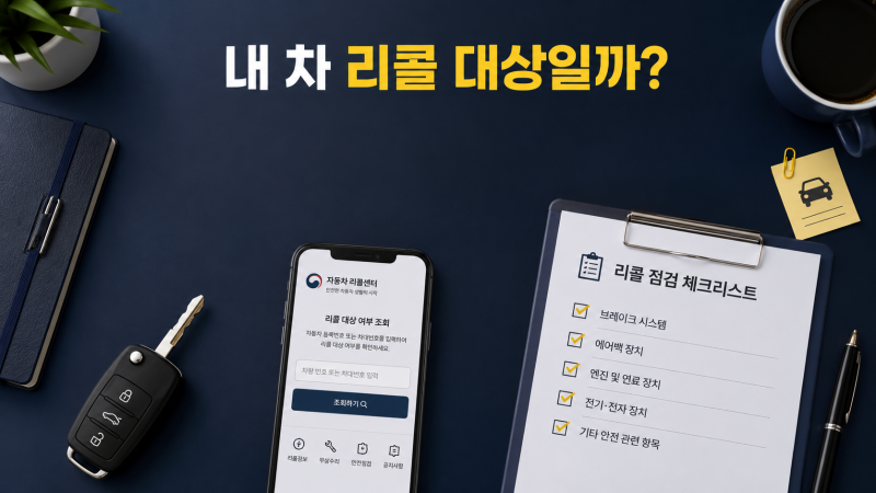 현대차 기아 리콜 조회 방법과 무상수리·환급 3단계 총정리