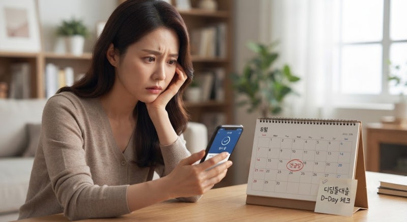 잔금 딜레이 절대 막는 법! 디딤돌대출 신청부터 실행까지 역산 캘린더 팁