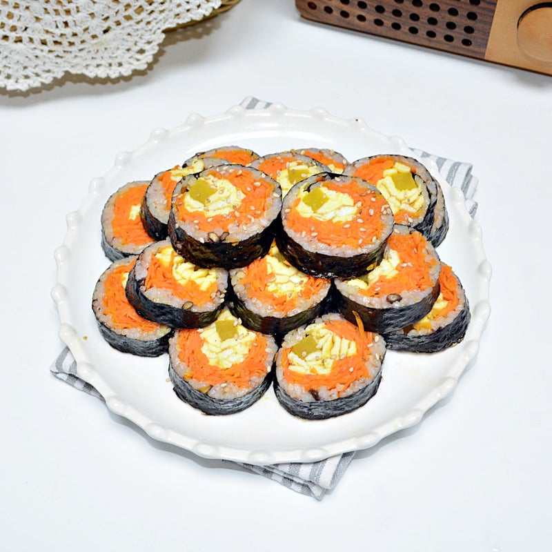 키토김밥 만들기 당근김밥 레시피