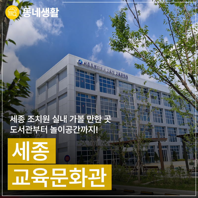 세종 조치원 실내 가볼 만한 곳, 도서관부터 놀이공간까지! 세종교육문화원(박상림 기자)