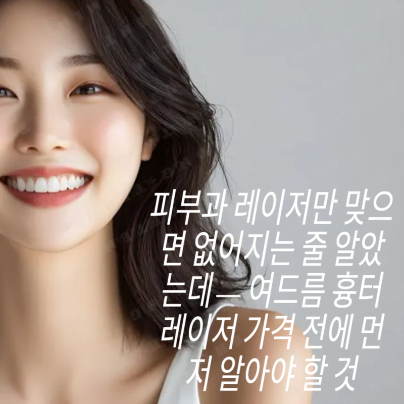 피부과 레이저만 맞으면 없어지는 줄 알았는데 — 여드름 흉터 레이저 가격 전에 먼저 알아....