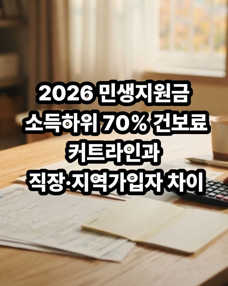 2026년 민생지원금 건강보험료 기준 및 가구원수별 대상 조회 방법