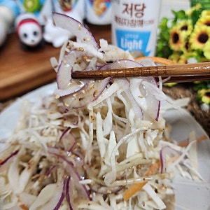 저당소스로 만드는 건강식단, 집에서 간단한 요리 샐러드 만들기