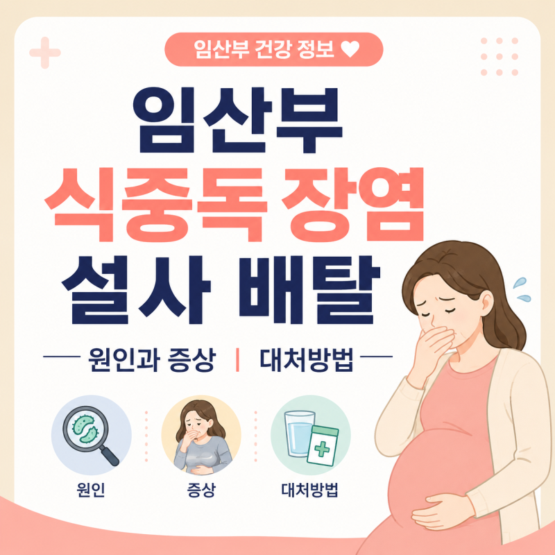임산부 식중독 장염 설사 배탈 | 원인과 증상, 대처방법