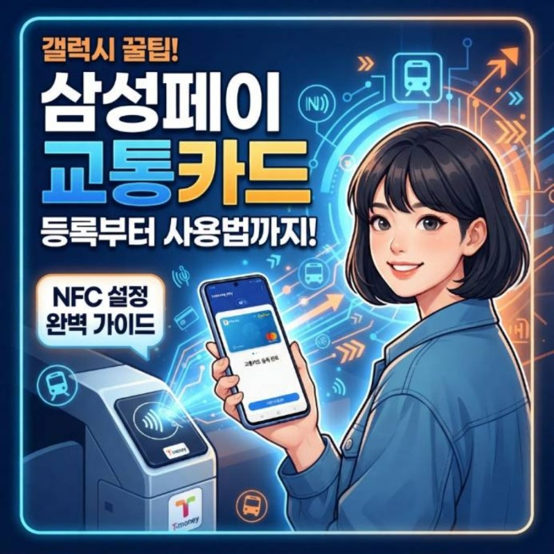삼성페이 교통카드 등록 사용법 및 갤럭시 NFC 설정 방법 완벽 가이드