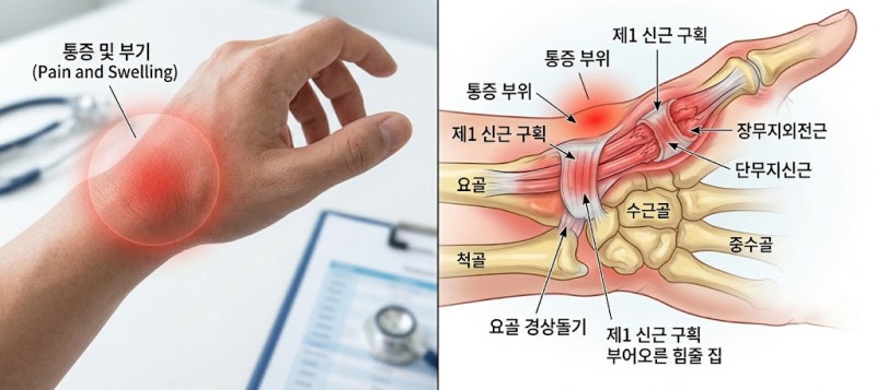 손목 건초염 치료, 파스만 붙이시나요? 자가진단과 치료법