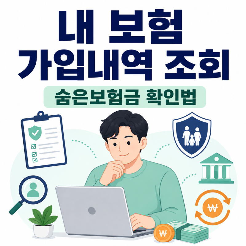 내 보험 가입내역 조회, “잊고 있던 보험 있나?” 숨은보험금 확인법