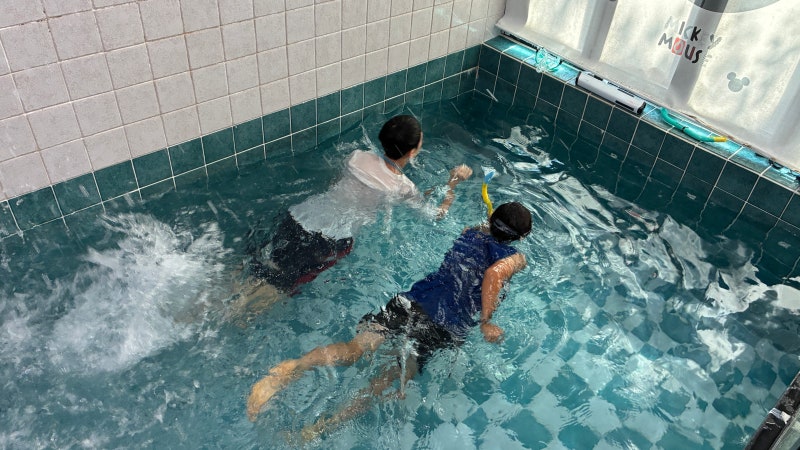밀양 애견동반 펜션 가족 여행으로 다녀온 아유니키즈풀빌라