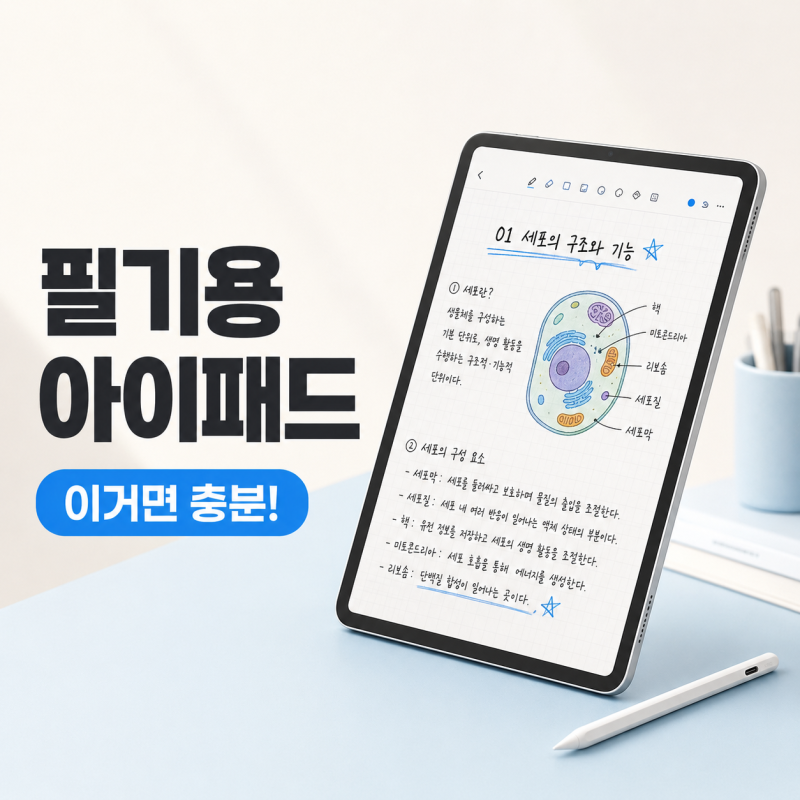 필기용 아이패드 추천, 비싼 에어 말고 아이패드 A16면 충분한 이유
