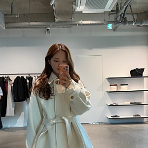 파사드패턴 :: 오버핏 캐시미어 하프 코트, 캐시미어 벨티드 하프 코트 착용 후기