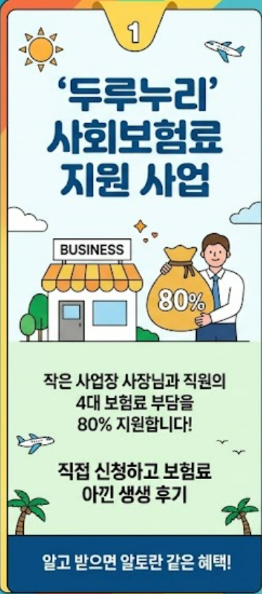 두루누리 지원금 신청 조건과 방법 소규모 사업장 보험료 아낀 후기