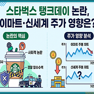 스타벅스 탱크데이 논란, 커피 시장 판도가 바뀌고 있