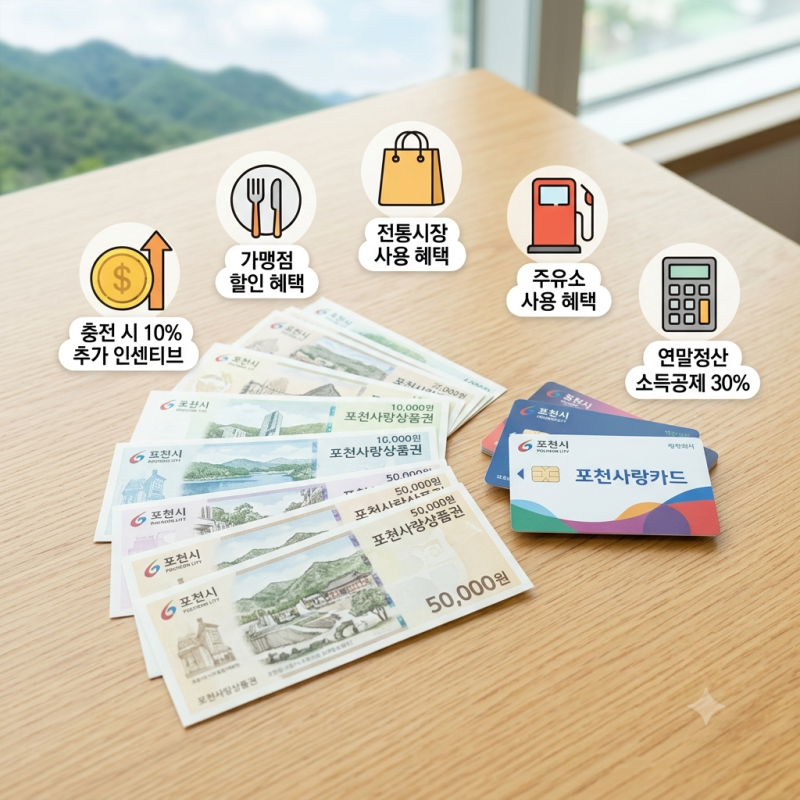 포천사랑상품권 주유소 하나로마트 10% 할인 결제 및 사용처 총정리