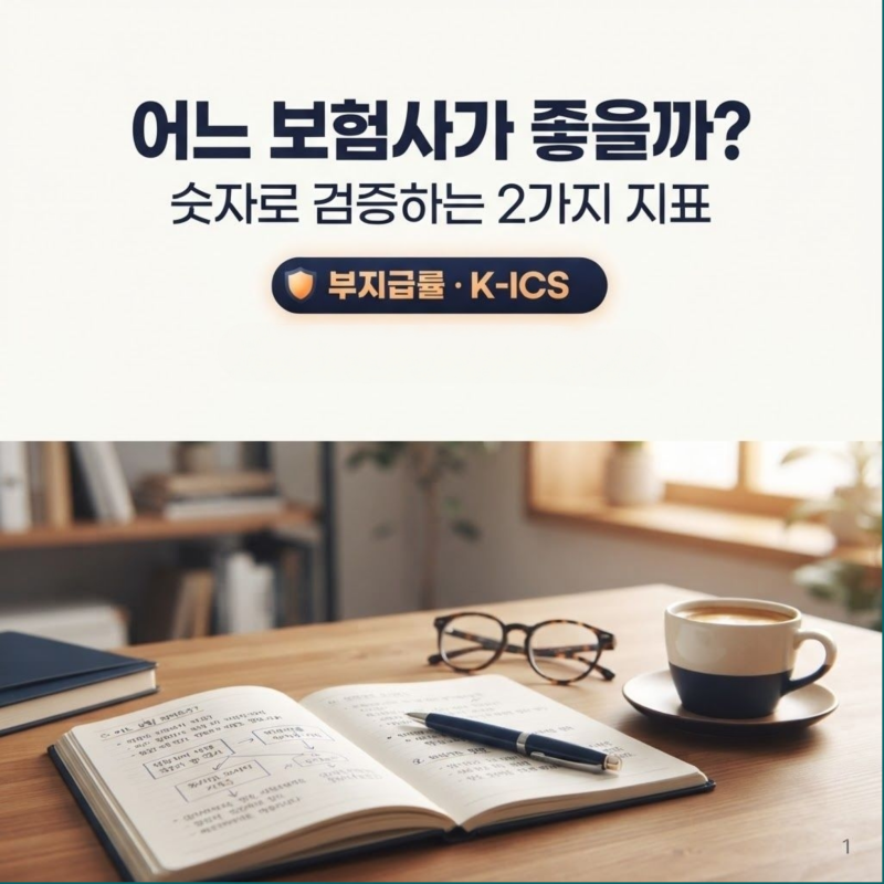 부지급률과 K-ICS, 고객님이 진짜 봐야 할 두 숫자