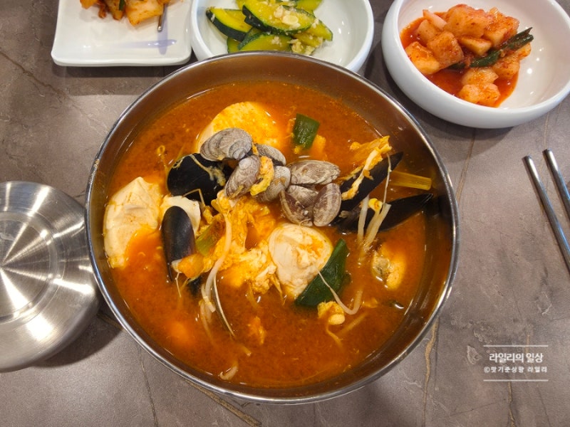 대천해수욕장 아침식사 밥집 바다봄, 해장순두부국밥 먹은 후기