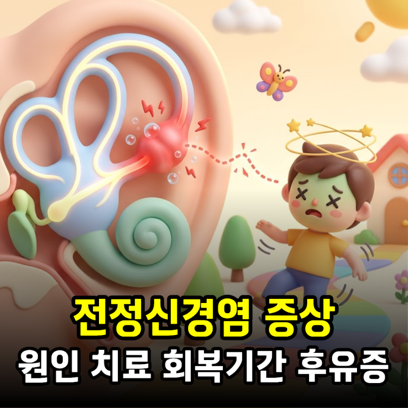 전정신경염 증상과 원인, 치료, 회복기간, 후유증