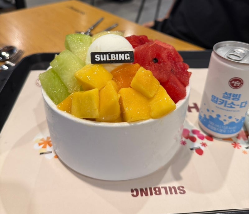 설빙 여름빙수 추천｜과일화채설빙 먹는법, 칼로리