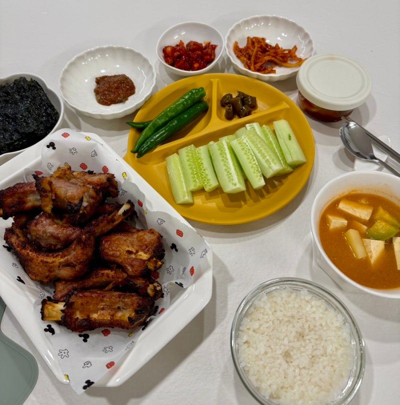 입맛 까다로운 8살 아들이 좋아하는 바삭한 오븐 등갈비구이 레시피
