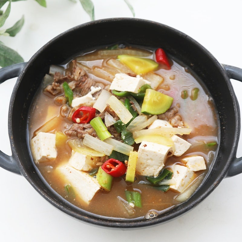 차돌 된장찌개 레시피 소고기 된장찌개 끓이는법