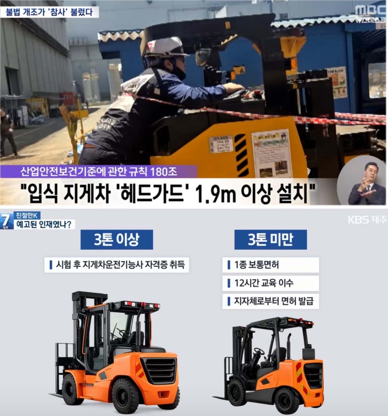 규정 미준수 지게차 사망사고 잇따라
