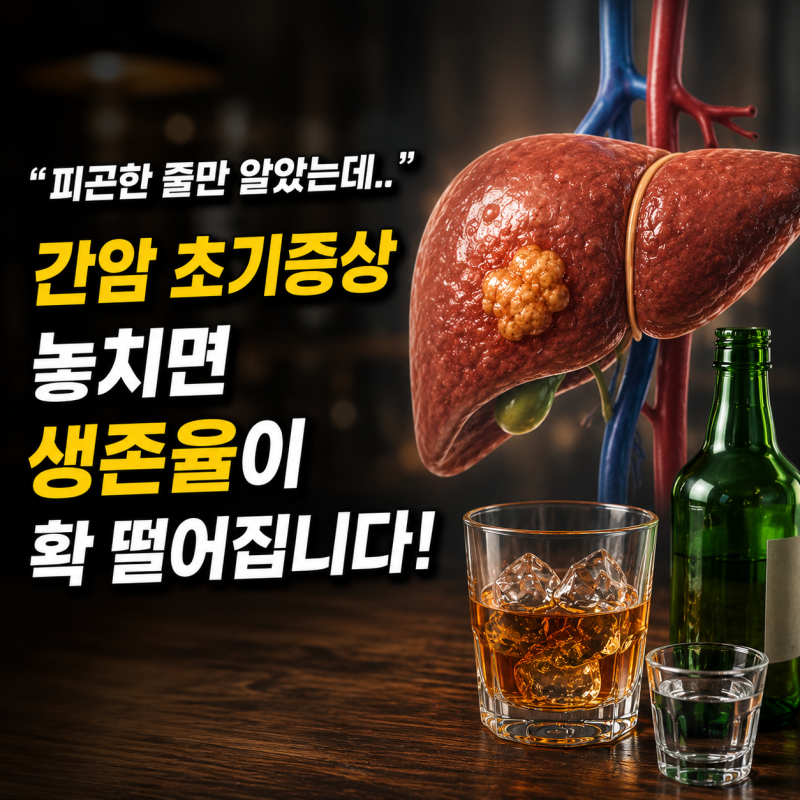 간암 초기증상부터 검사 치료까지 꼭 알아야 할 모든 것