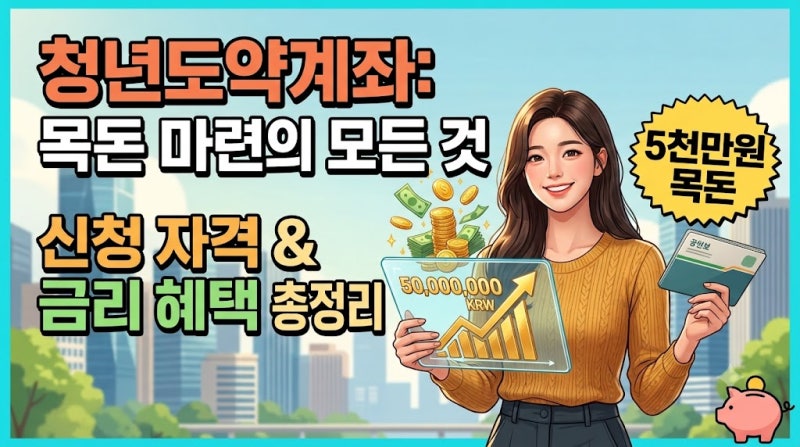 청년도약계좌 신청 자격 조건 및 금리 혜택 총정리: 목돈 마련의 모든 것