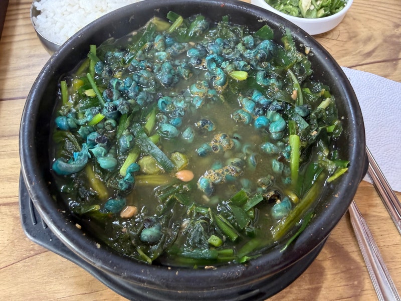 [대전 송촌동]맛집 추천 여러 번 찾게 되는 금강옥천올갱이에서 시원한 올갱이해장국 먹고 ....