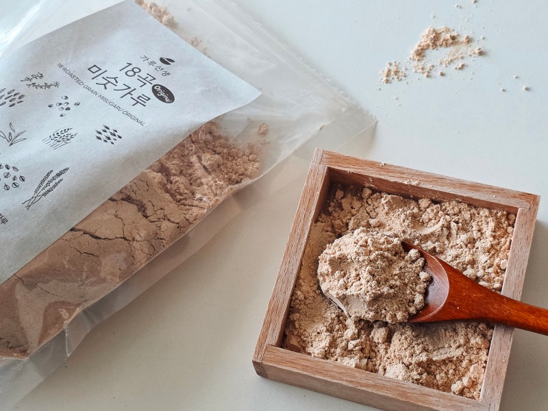미숫가루 추천 맛있게 타는 법 가루선생 18곡 물 우유 레시피 비율 후기