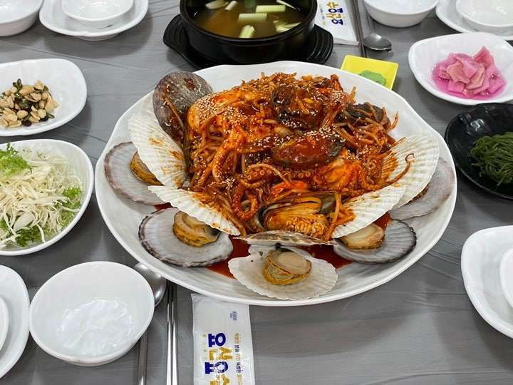 강릉해물찜 명가찜 푸짐한 해산물 비주얼에 감탄과 박수만 나옴