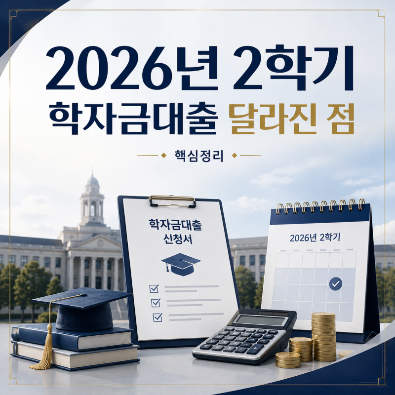 “생활비대출 200만 원만 보면 안 된다” 2026년 2학기 달라진 5가지