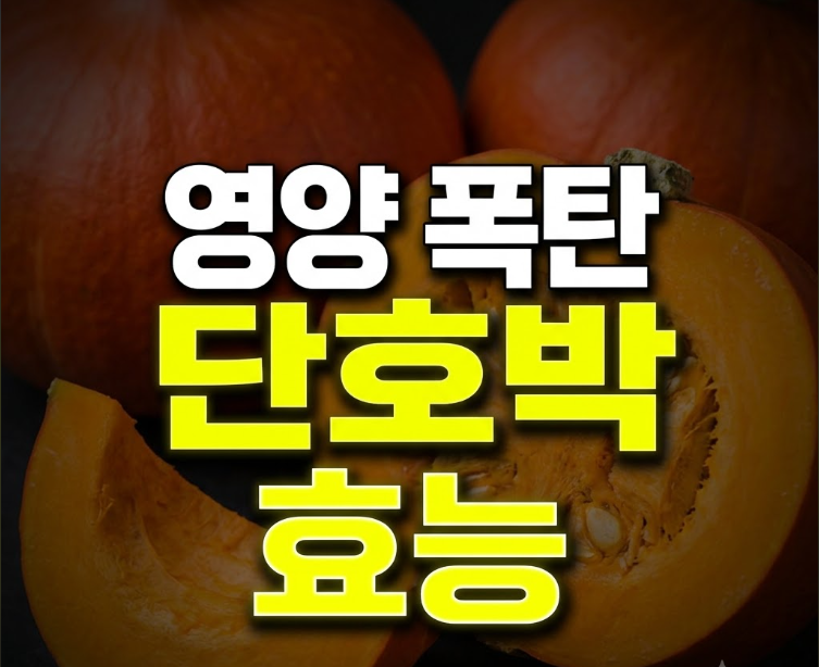 단호박 효능 칼로리 부작용 까지 한눈에 보는 영양 가이드