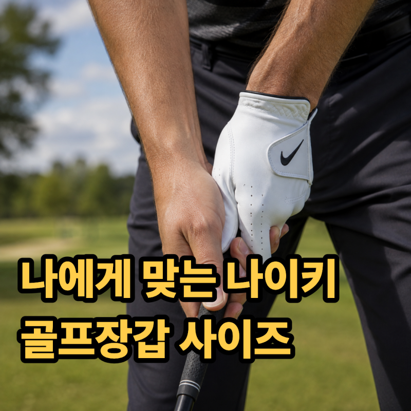 남자 나이키 골프장갑 나에게 맞는 사이즈 선택방법