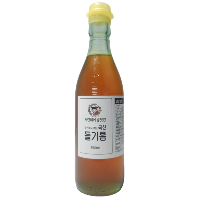 잘 나가는 제품 연두네방앗간 하린이네방앗간 국산 생들기름350ML, 1개, 350ml 추천