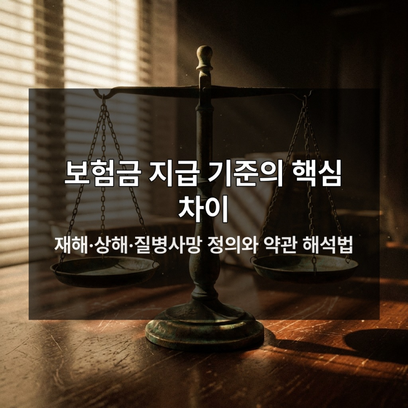 지금 재해사망보험금 잘못 청구하면 평생 손해 본다