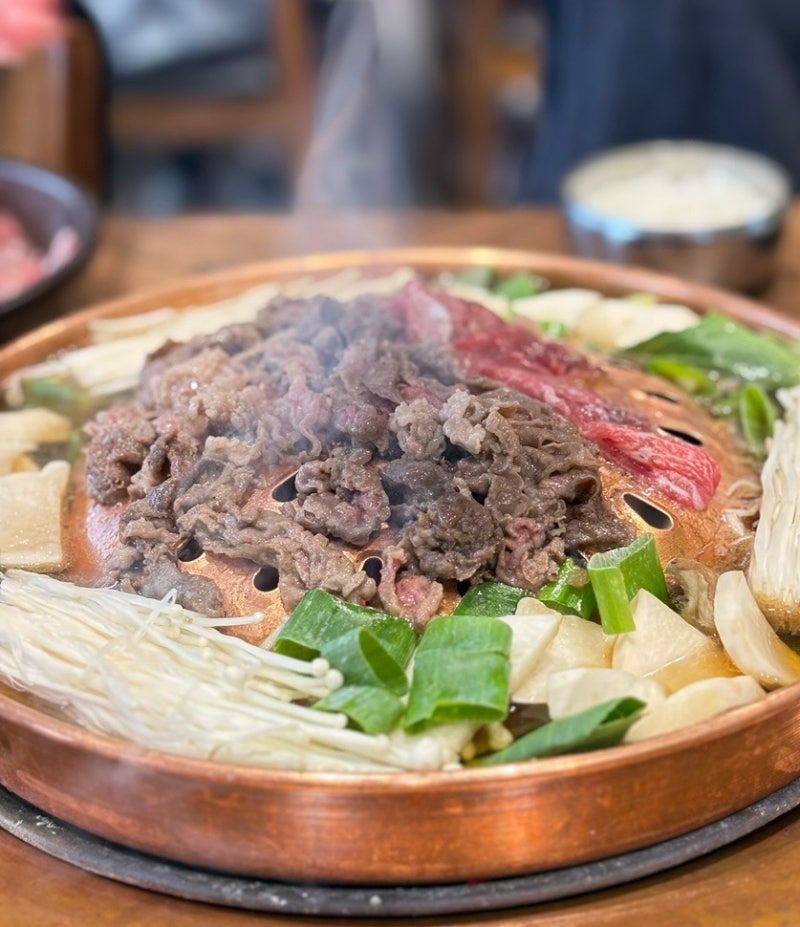 진해 하늘땅숯불갈비 점심특선 후기｜숯불 한우 불고기 가성비 좋았던 곳