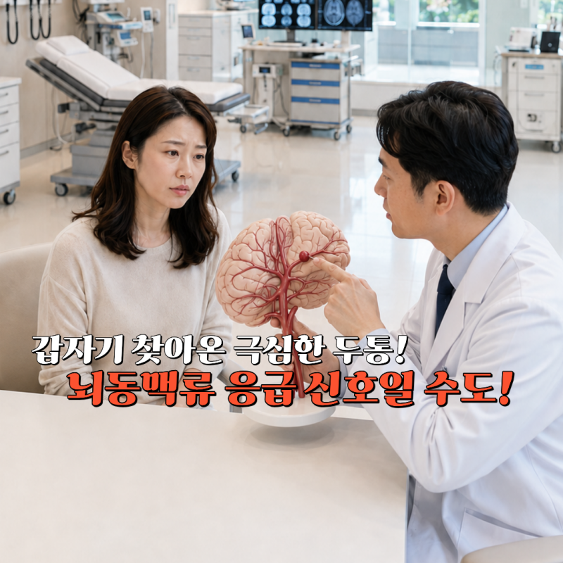 뇌동맥류 증상, 놓치기 쉬운 초기 신호와 원인