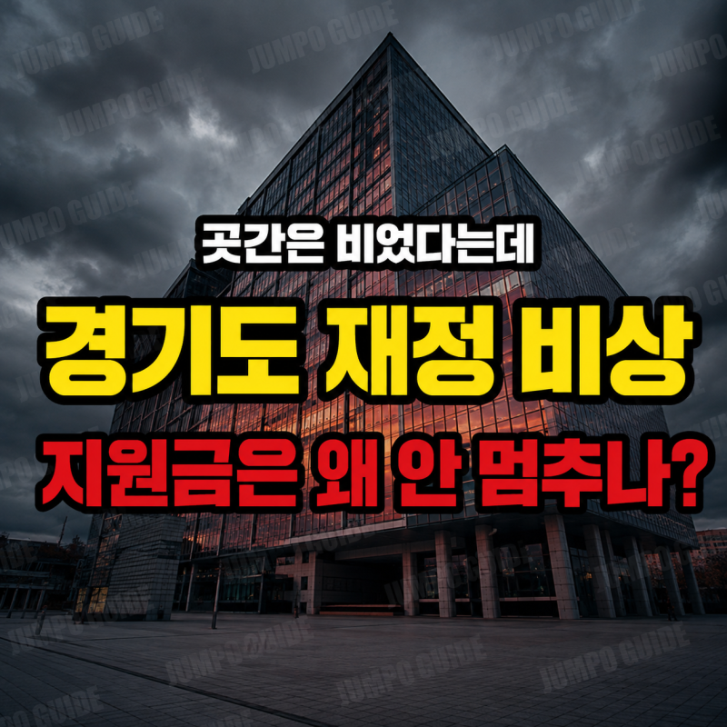 경기도 재정 비상이라면서? "추미애 vs 김동연" 이 위기 파탄 상황에 민생지원금은 왜 계속하....
